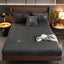 Velvet Jacquard Mattress Cover Winter Warm Velvet Material Fitted Sheet Warm Material Bed Cover Mattress Protector for 90x200cm - Slobuy