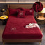 Velvet Jacquard Mattress Cover Winter Warm Velvet Material Fitted Sheet Warm Material Bed Cover Mattress Protector for 90x200cm - Slobuy