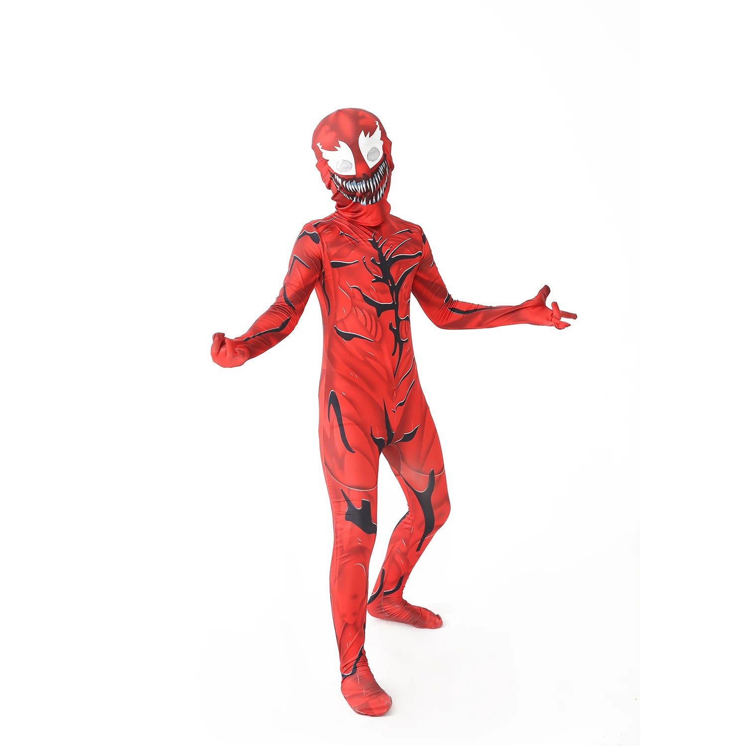 12 Kids Style Superhero Spiderman/Black Panther/Venom Halloween Party Christmas Cosplay Spiderman Costume Children Gifts - Slobuy