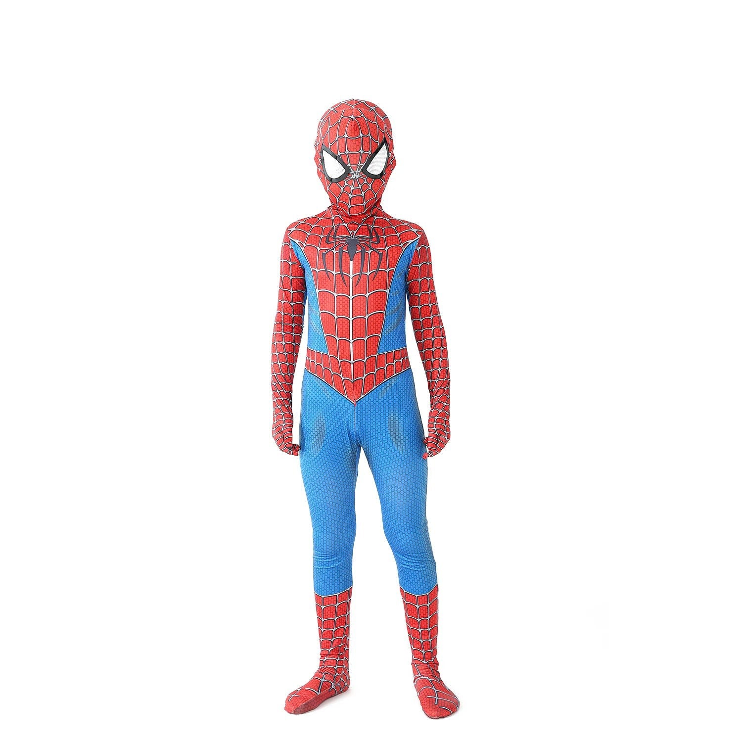 12 Kids Style Superhero Spiderman/Black Panther/Venom Halloween Party Christmas Cosplay Spiderman Costume Children Gifts - Slobuy