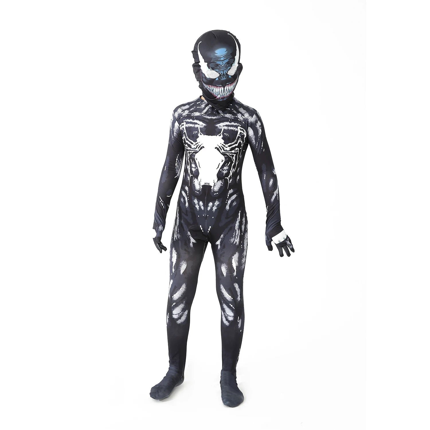 12 Kids Style Superhero Spiderman/Black Panther/Venom Halloween Party Christmas Cosplay Spiderman Costume Children Gifts - Slobuy