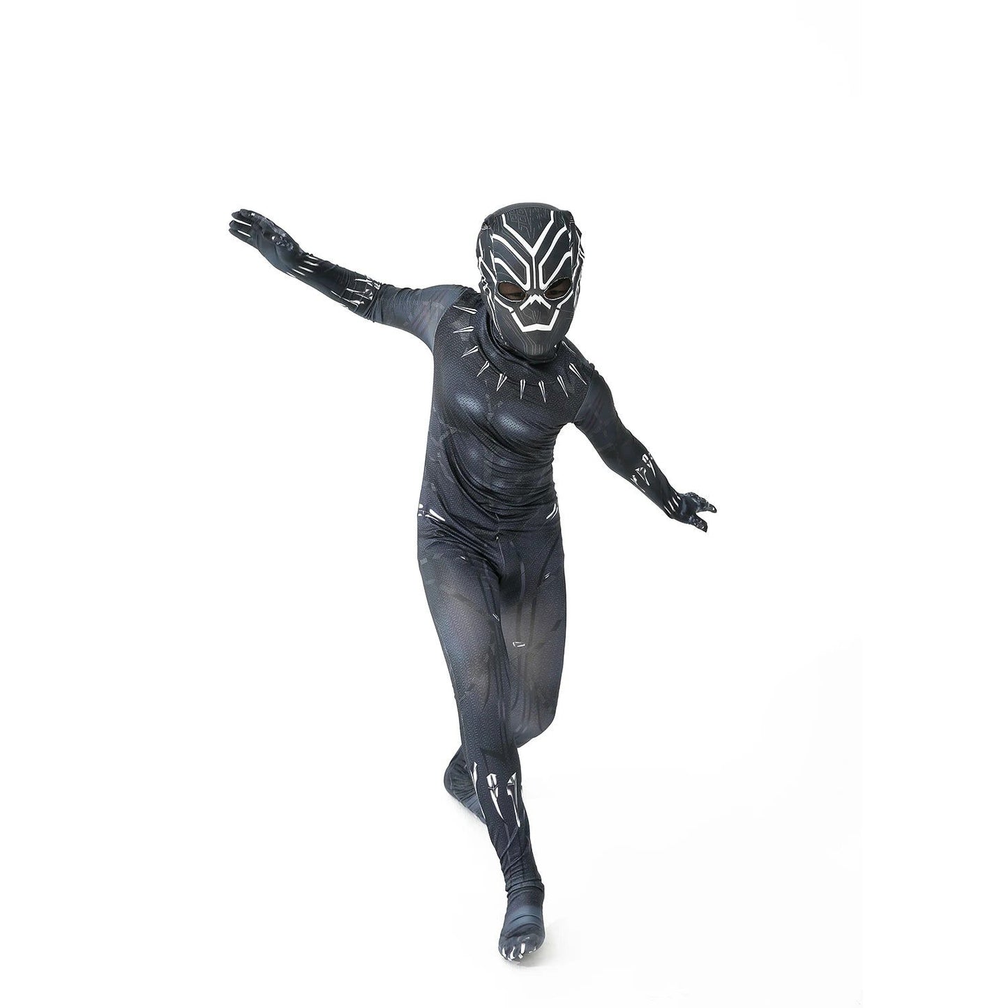 12 Kids Style Superhero Spiderman/Black Panther/Venom Halloween Party Christmas Cosplay Spiderman Costume Children Gifts - Slobuy