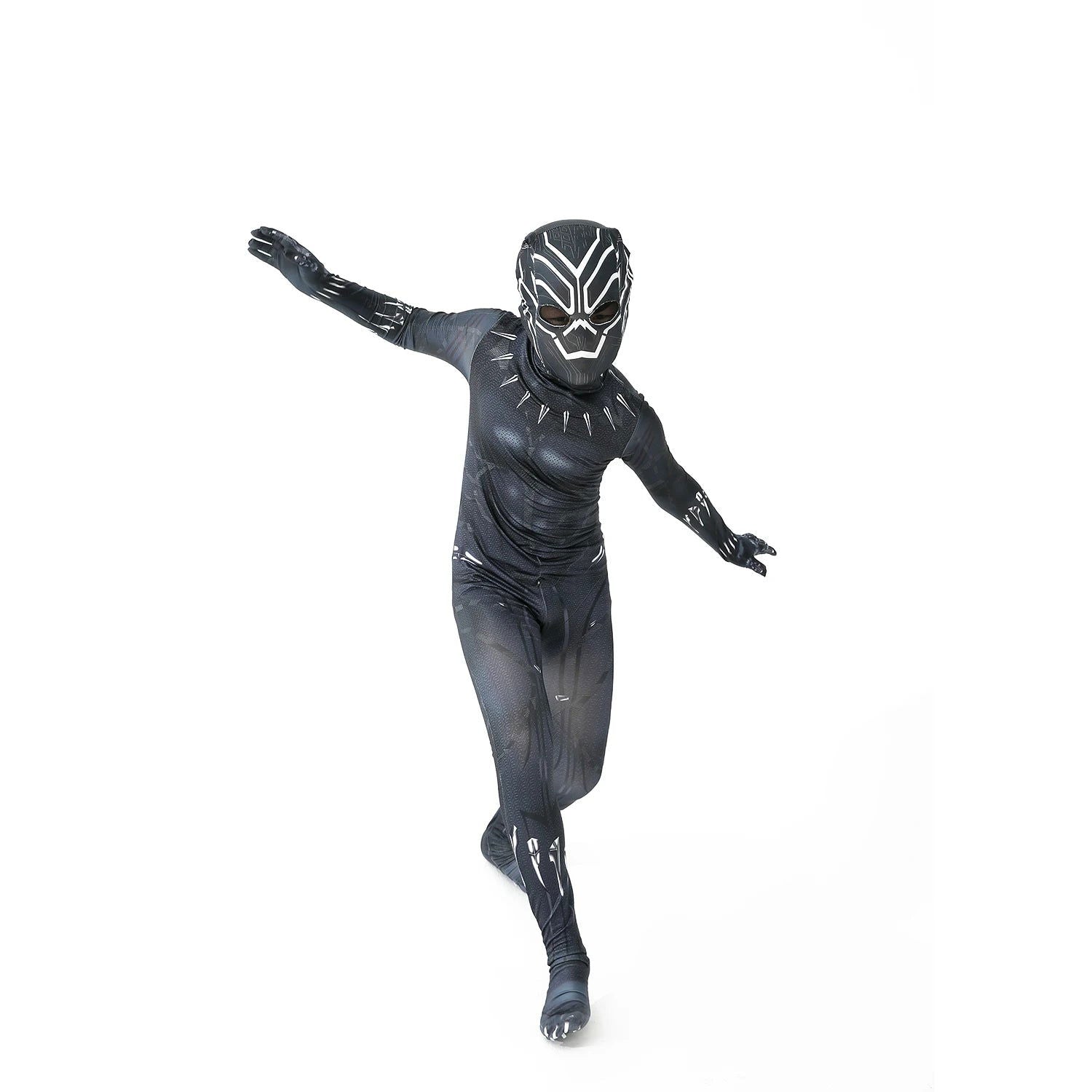 12 Kids Style Superhero Spiderman/Black Panther/Venom Halloween Party Christmas Cosplay Spiderman Costume Children Gifts - Slobuy