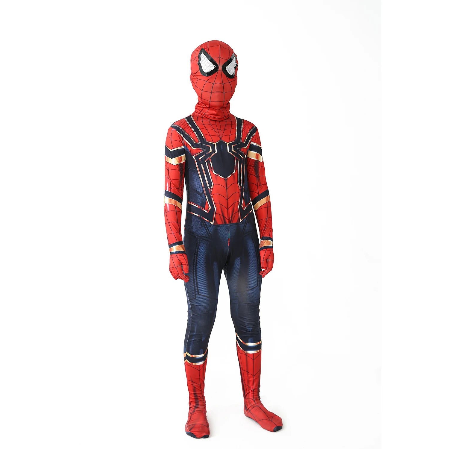 12 Kids Style Superhero Spiderman/Black Panther/Venom Halloween Party Christmas Cosplay Spiderman Costume Children Gifts - Slobuy