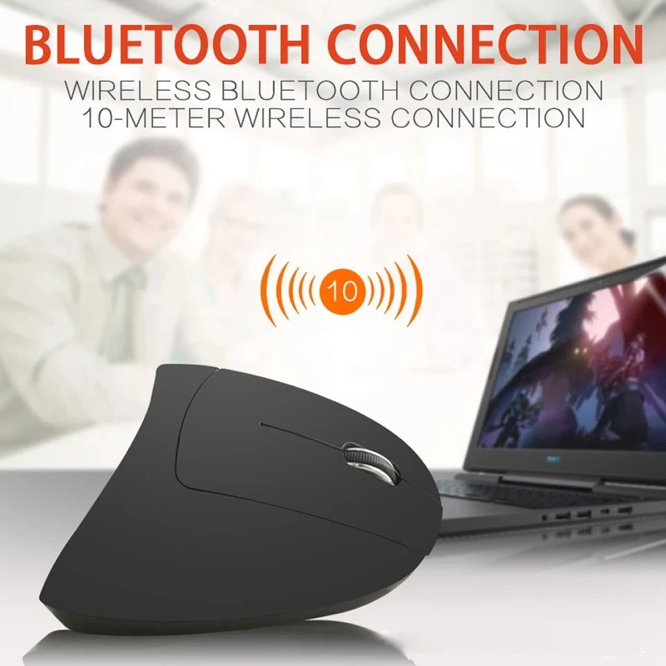 Vertical Wireless USB Mouse Ergonomic Rechargeable Portable PC Gamer For Computer Laptop Notebook Mause Gaming Accessories Mous - Slobuy