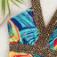 Vigoashely 2024 Sexy Print Strapped Swimwear Women Push UP One Piece Swimsuit Monokini Backless Hollow Summer Bathing Suit - Slobuy