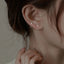 Vintage Goth Silver Color Pin Earrings for Women Egirl Trendy Party Hollow Heart Earrings Fashion Jewelry Accessories for Gift - Slobuy