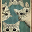Vintage Toilet Animals Cat Dog Are You Pooping Funny Bathroom Sign Poster Canvas Painting Wall Art Pictures Home Bathroom Decor - Slobuy