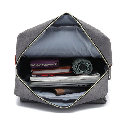 Vintage Unisex Oxford Waterproof Backpacks Large Capacity Men Travel Bag Women Students School Books 16 Inch Laptop Backpack - Slobuy