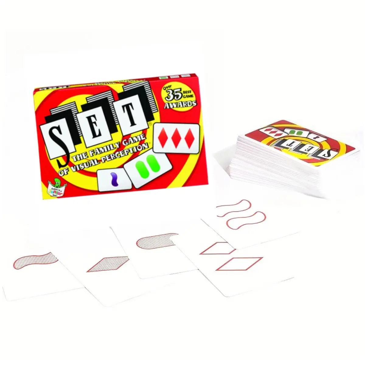 Visual perception family card game, logical thinking puzzle board game, Halloween Christmas Thanksgiving gift - Slobuy
