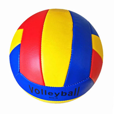 Volleyball, No 5, Soft And Light PVC Rubber, Enhances Durability With Machine Stitching, Suitable For All Ages And Skill Levels - Slobuy
