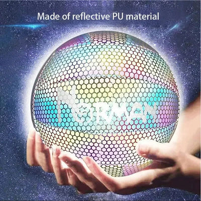 Volleyball Reflective Manufacturers Wholesale Colorful Glow PU Machine Sewing School Outdoor Sports Ball Products - Slobuy