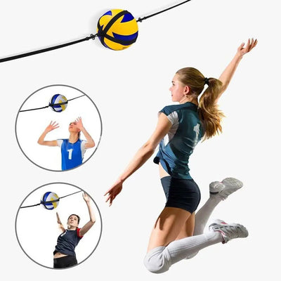 Volleyball Spike Training aid System: Volleyball Spiking Trainer Equipment to Improve Serving and Wicked-Fast Arm Speed - Slobuy