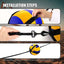 Volleyball Spike Training aid System: Volleyball Spiking Trainer Equipment to Improve Serving and Wicked-Fast Arm Speed - Slobuy