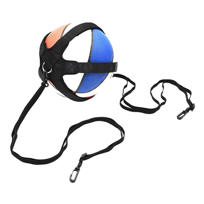 Volleyball Trainer for Solo Practice Volleyball Pal Warm Up Returns Ball After Every Swing Adjustable Elastic Cord Black - Slobuy