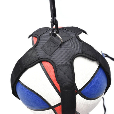 Volleyball Trainer for Solo Practice Volleyball Pal Warm Up Returns Ball After Every Swing Adjustable Elastic Cord Black - Slobuy