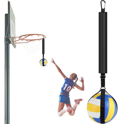 Volleyball Training Equipment Aid Practice Trainer with Adjustable Belt for Serving Setting Spiking Training Returns Ball - Slobuy