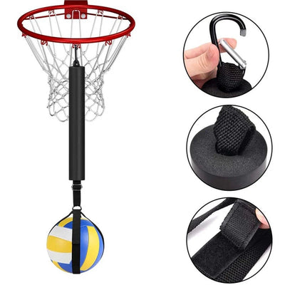 Volleyball Training Equipment Aid Practice Trainer with Adjustable Belt for Serving Setting Spiking Training Returns Ball - Slobuy