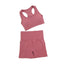 WAREBALL 2/3/4pcs Seamless Yoga Set Gym Clothes Sportswear Yoga Suits For Women Fitness Set Tracksuits Sports Bra Gym Leggings - Slobuy