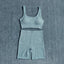 WAREBALL 2PCS Women Yoga Set Gym Set Sexy Bra Seamless Sports Shorts Workout Running Clothing Gym Wear Athletic Sport Suit - Slobuy