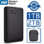 WD Elements Portable External Hard Drive Disk HD 1TB 2TB High capacity SATA USB 3.0 Storage Device Original for Computer Laptop - Slobuy