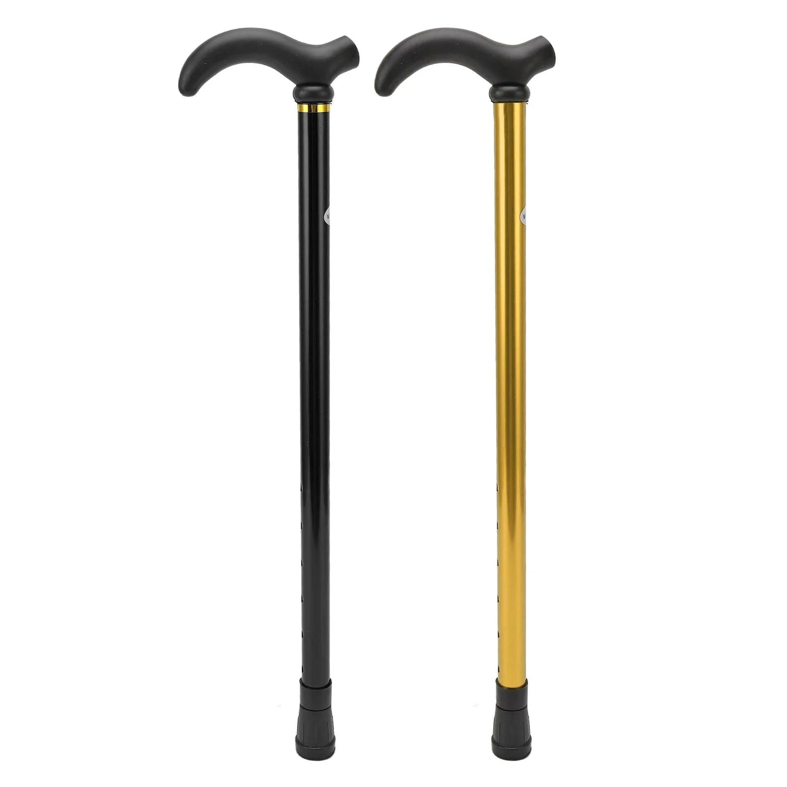Walking Stick Cane Mobility Aid Cane Aluminum Alloy Rubber Base Telescopic Adjustable Walking Stick for Seniors Elderly - Slobuy