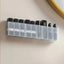 Wall Mounted 3Grids Organizer Cabinet Self-adhesive Small Objects Makeup Storage Box Eyebrow Pencil Lipstick Lip Glaze Holder - Slobuy