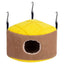 Warm Bird Nest Winter House Snuggle Hut Hanging Hammock Cage Accessories Plush Hideaway for Gerbil Small Parrot Parakeet Cockati - Slobuy