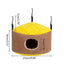 Warm Bird Nest Winter House Snuggle Hut Hanging Hammock Cage Accessories Plush Hideaway for Gerbil Small Parrot Parakeet Cockati - Slobuy