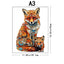 Warm Fox Family Wooden Puzzle Creative Variety Of Special Shapes Creative Gifts For Boys And Girls Birthday Gifts For Adults - Slobuy
