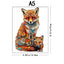 Warm Fox Family Wooden Puzzle Creative Variety Of Special Shapes Creative Gifts For Boys And Girls Birthday Gifts For Adults - Slobuy