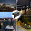 Warm White LED Solar Step Lamp Path Stair Outdoor Garden Lights Waterproof Balcony Light Decoration for Patio Stair Fence Light - Slobuy