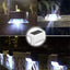 Warm White LED Solar Step Lamp Path Stair Outdoor Garden Lights Waterproof Balcony Light Decoration for Patio Stair Fence Light - Slobuy