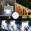 Warm White LED Solar Step Lamp Path Stair Outdoor Garden Lights Waterproof Balcony Light Decoration for Patio Stair Fence Light - Slobuy