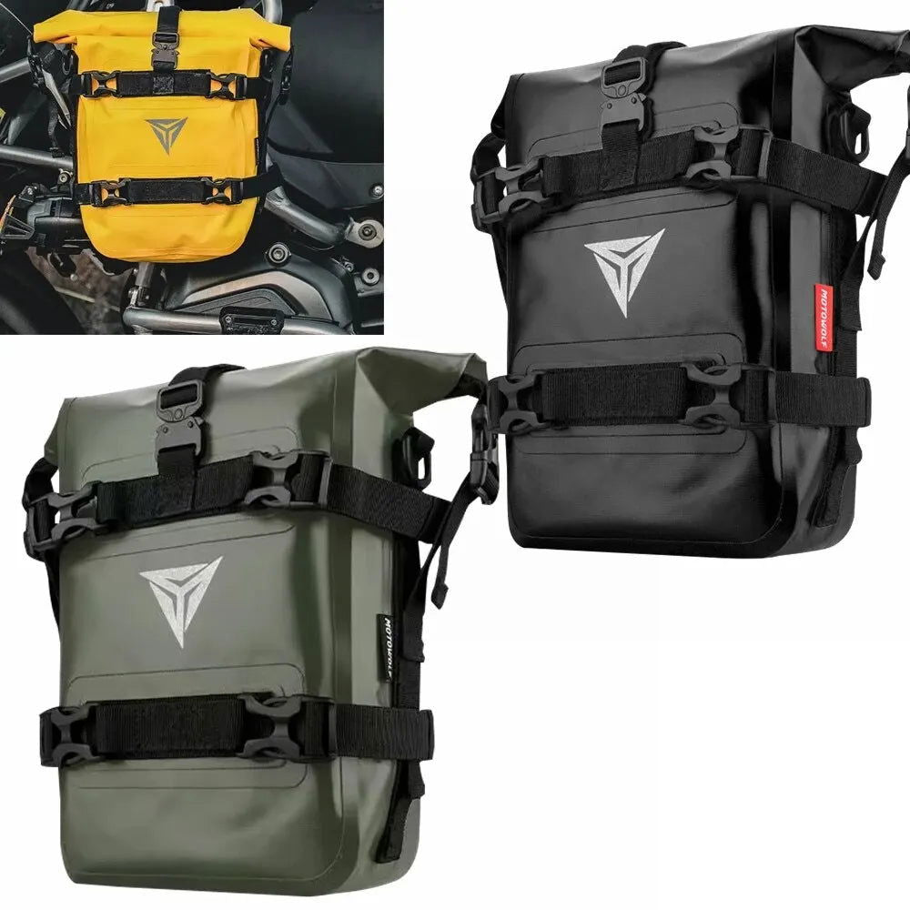 Waterproof Bag Repair Tool Placement Bag For BMW R1200GS HONDA Suzuki DL650 V-Strom Motorcycle Accessories Frame Crash Bars Bag - Slobuy