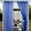 Waterproof Outdoor Sheer Curtains Panels for Garden Tab Top  Indoor Privacy Voile Drapes - Slobuy