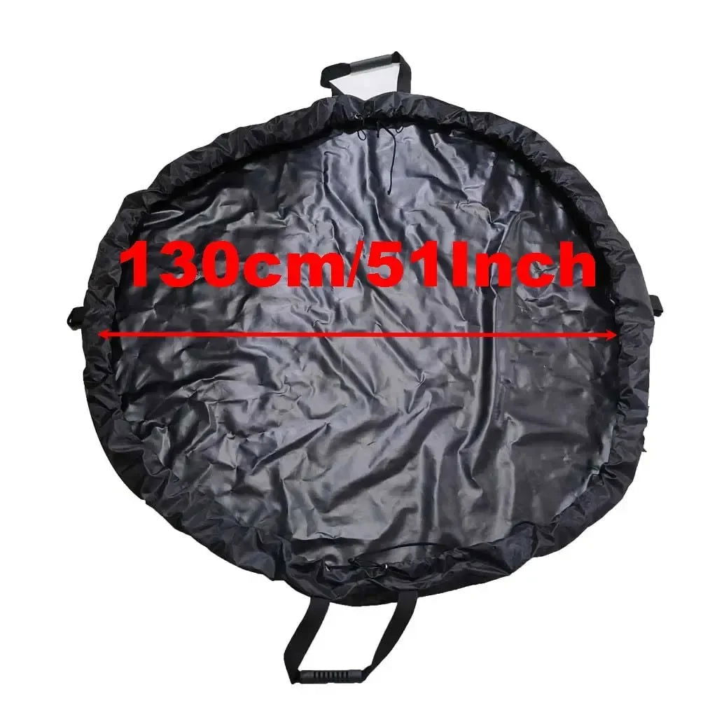 Waterproof Swimming Wetsuit Change Mat Beach Clothes Changing Carrying Bag With Handle Shoulder Straps for Surfing Kayak - Slobuy