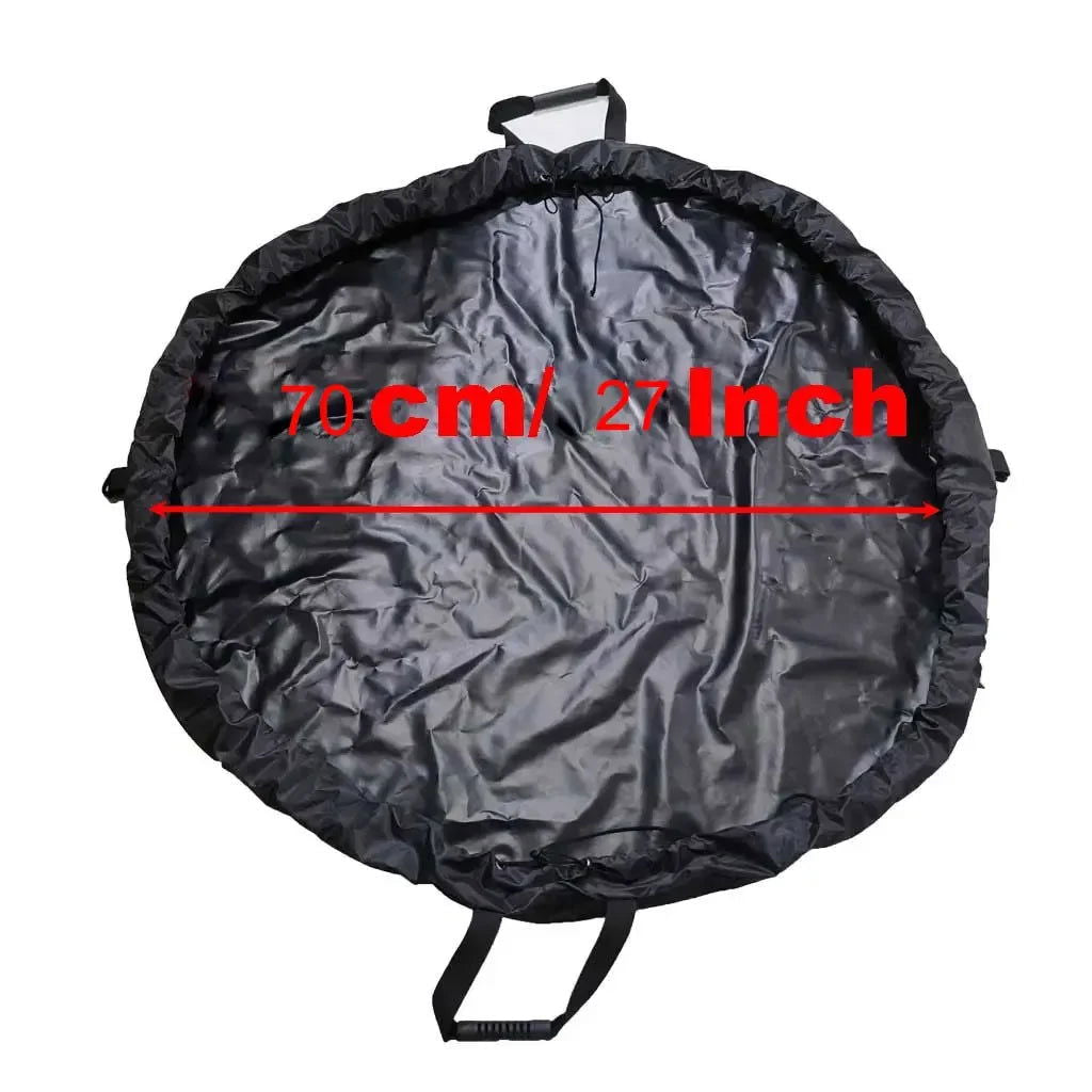 Waterproof Swimming Wetsuit Change Mat Beach Clothes Changing Carrying Bag With Handle Shoulder Straps for Surfing Kayak - Slobuy