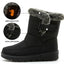 Waterproof Winter for 2023 New Faux Fur Long Platform Snow Warm Cotton Couples Shoes Plush Woman Ankle Boots - Slobuy