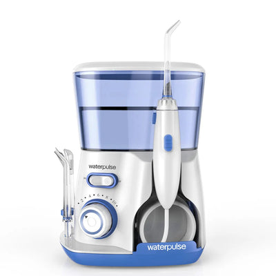 Waterpulse V300G Oral Irrigator 5pcs Tips Dental Water Flosser Electric Cleaner 800ml Oral Hygiene Dental Flosser For Oral Care - Slobuy