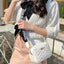 Wave Embroidery Square Bag Shoulder Strap With Printed Large Capacity Shoulder Crossbody Bag for Women - Slobuy