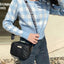 Wave Embroidery Square Bag Shoulder Strap With Printed Large Capacity Shoulder Crossbody Bag for Women - Slobuy