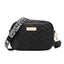 Wave Embroidery Square Bag Shoulder Strap With Printed Large Capacity Shoulder Crossbody Bag for Women - Slobuy
