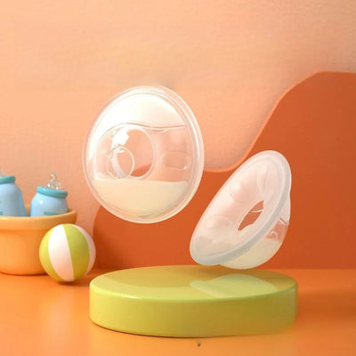 Wearable Breast Milk Collector Shell Silicone Breastfeeding Leakage Prevention Washable Anti-Overflow Pads Reusable Nursing Pads - Slobuy