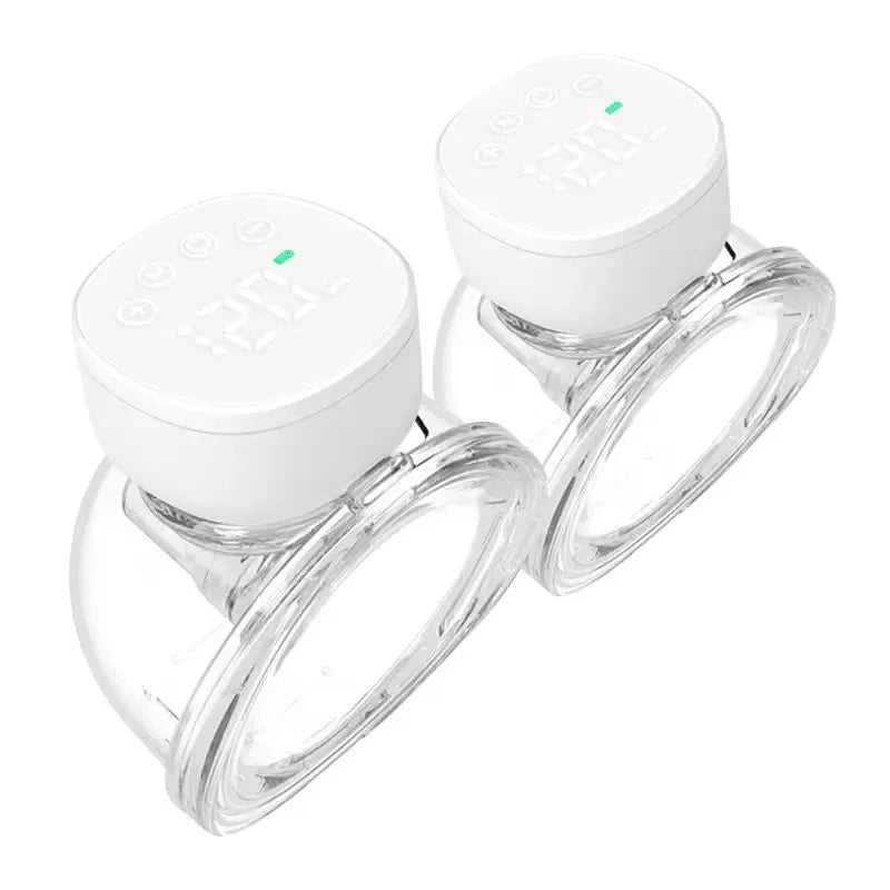 Wearable Hands Free Electric Breast Pump Silent Invisible Portable Milk Extractor 3 Modes Breastfeeding Milk Collector - Slobuy