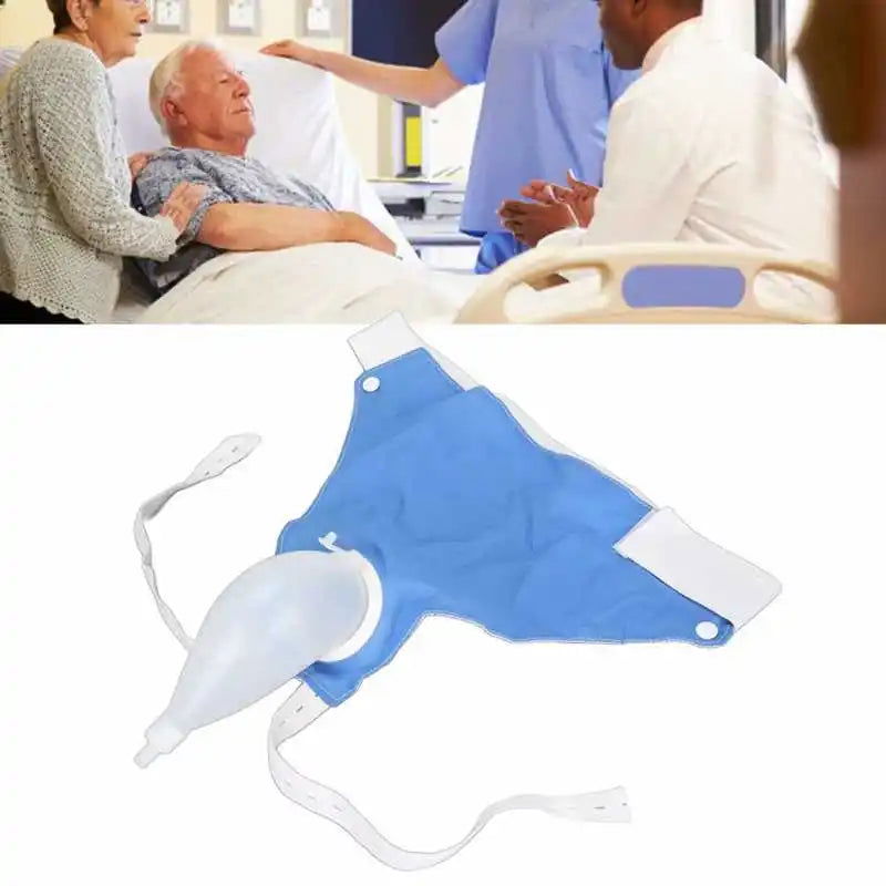 Wearable Urine Collection Bag with Pee Catheter Duct 1000ML 2000ML for Men Elderly Urinary Incontinence Bedridden Patients - Slobuy