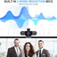 Webcam 1080P HD Streaming USB Computer Web Cam EMEET Mini Camera with Microphones for PC Desktop Laptop Video Meeting - Slobuy