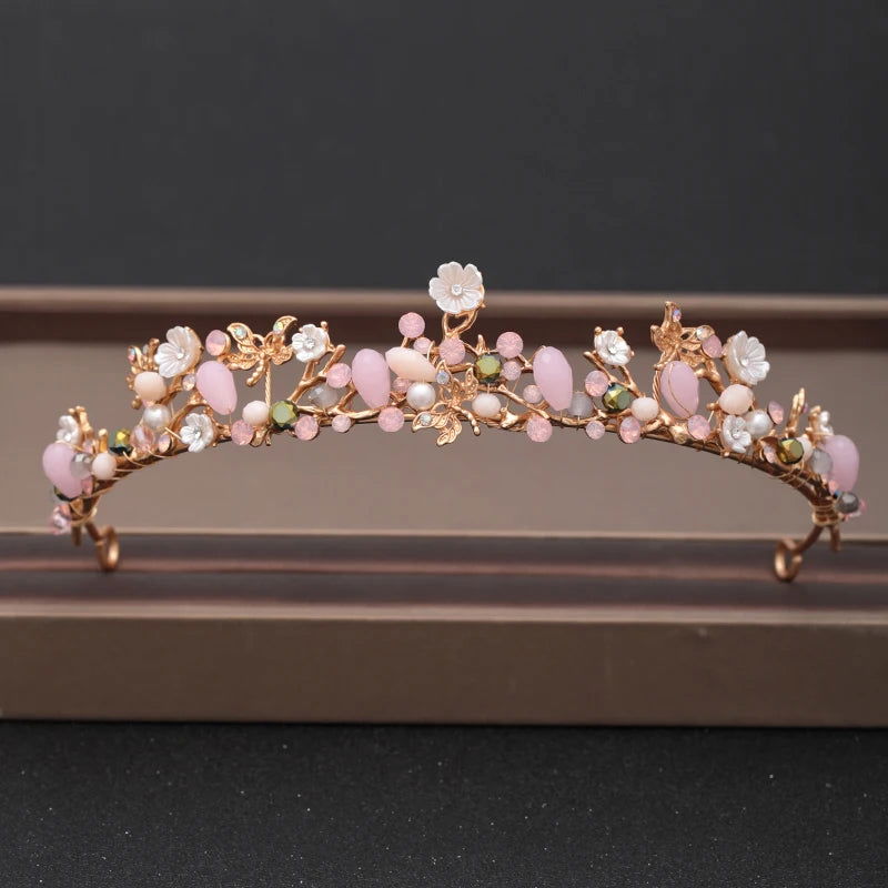 Wedding Crown Hair Jewelry Bridal Headpiece woman Baroque Rhinestones Crystal Tiaras Bride Party Crowns Wedding Hair Accessories - Slobuy