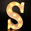 Wedding Decorative Name Letters Alphabet Letter LED Lights Luminous Number Lamp Night Light Party Baby Bedroom Decoration Home - Slobuy