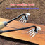 Weeding Artifact Uprooting Weeding Tool Steel Weed Puller 4 Teeth Dual Purpose Weeder Hand Remover Tool For Garden - Slobuy